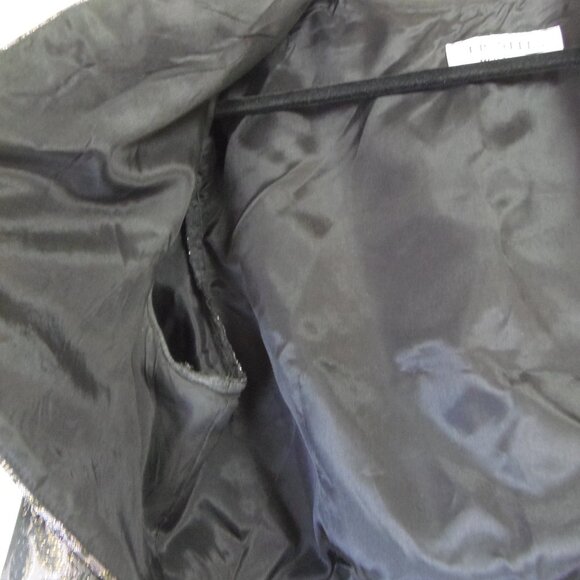 J.R. Nites Woman Purple & Black Metallic Bolero Jacket Whimsy Goth FairyFormal - Picture 10 of 10